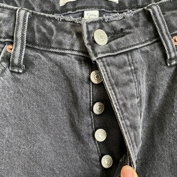 Abercrombie | The Dad High Rise Curve Love Ripped Jeans 4 Long - Picture 5 of 6